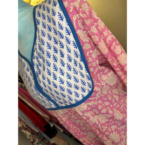 SZ Blockprints Jaipur Blockprint Caftan - Picture 4 of 6